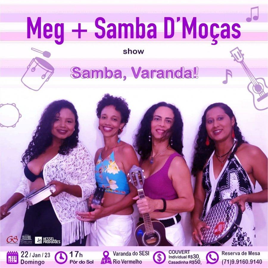 Imagem de Bancários têm desconto no show de Meg + Samba D’Moças