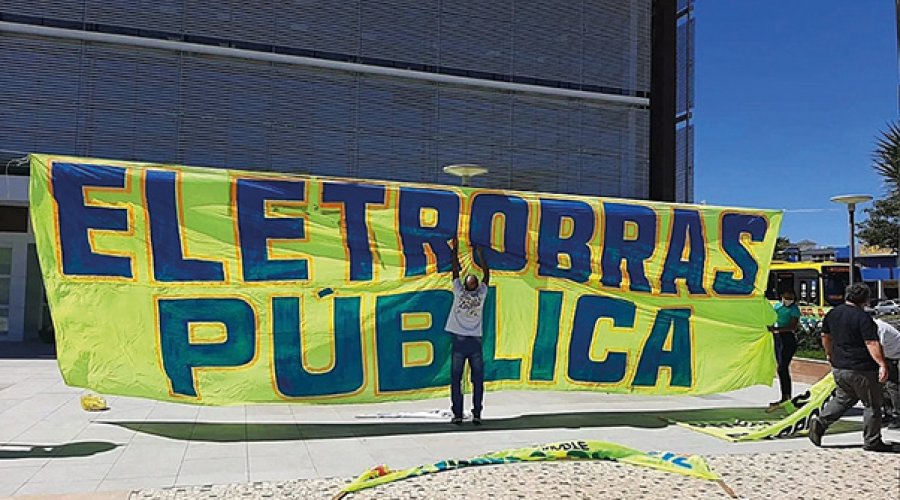 [Mobilização contra a privatização da Eletrobras]